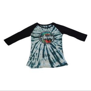 💥 Stussy Tie Dye Raglan Shirt